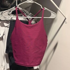 Old Navy Active Powersoft Top in Deep Magenta